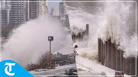 Cyclone Biparjoy Effects Of Severe Storm Seen At Bhadkeshwar Mahadev