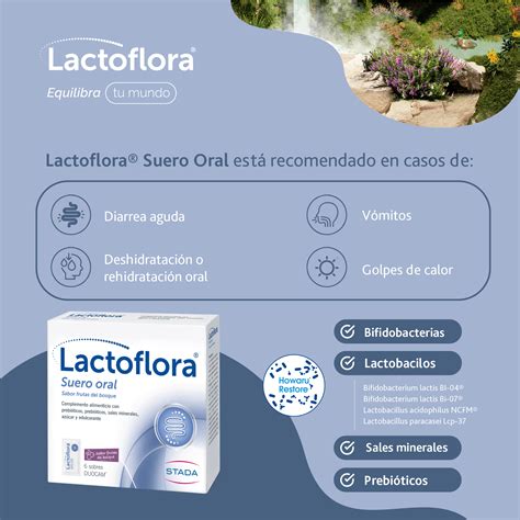 El Suero Oral Lactoflora Ayuda A Recuperar El Agua Y Sales Minerales