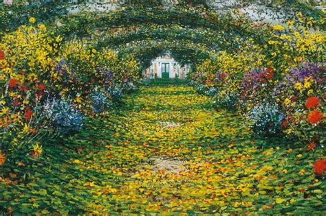 Monet Garden At Giverny Painting at PaintingValley.com | Explore ...