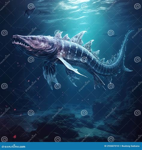 European sea sturgeon stock illustration. Illustration of ocean - 293687018