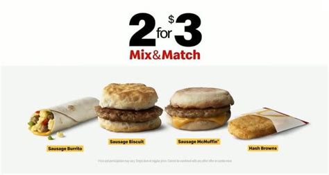 Mcdonalds Launches 2 For 3 Breakfast Deal In Select Markets