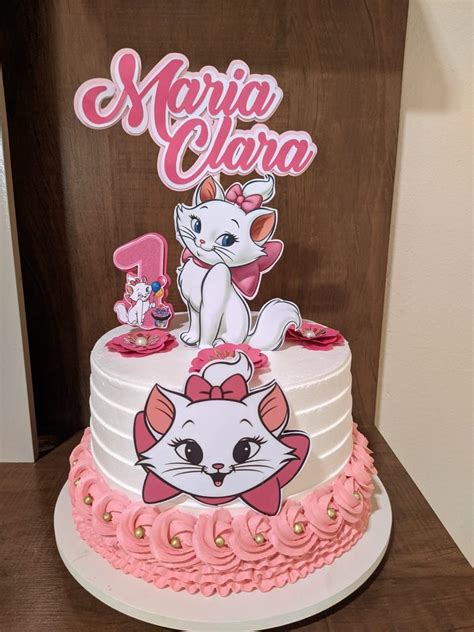 Bolo De Aniversario Da Gatinha Marie