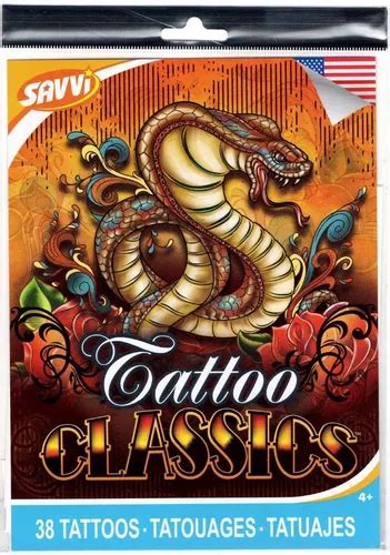 Tatuajes Temporales Clasicos Cobra Savvi Cuotas Sin Inter S