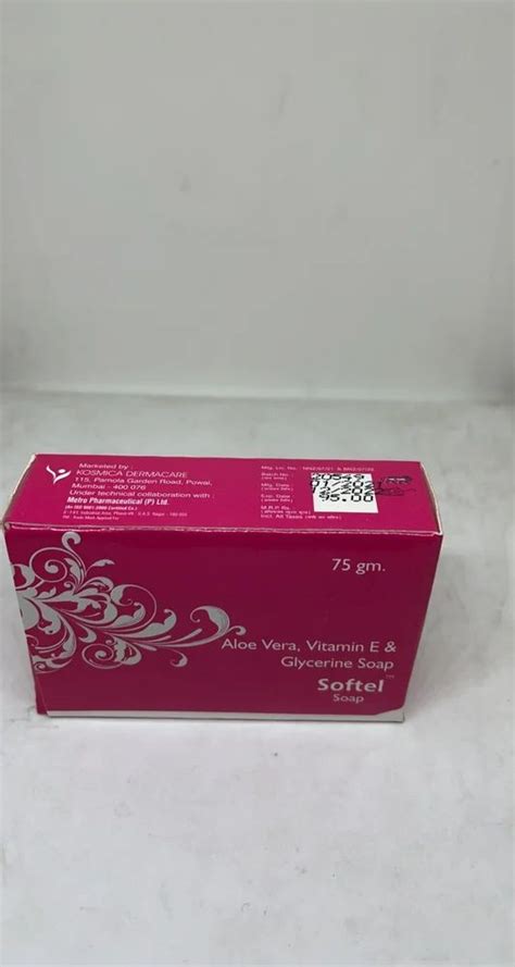 Kosmica Dermacare Natural Softel Soap Aloe Vera Vitamin E Acetate