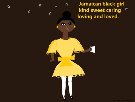 Jamaican Black Girl Caring And Loved Anime Jamaican Animation Library