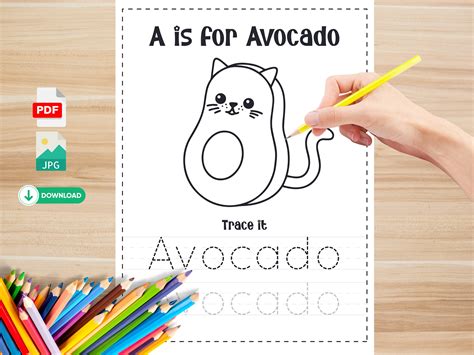 Learning to Trace Kids Activity Kids Book Printable Worksheets ...