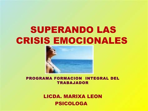 Crisis Emocionales PPT Descarga Gratuita