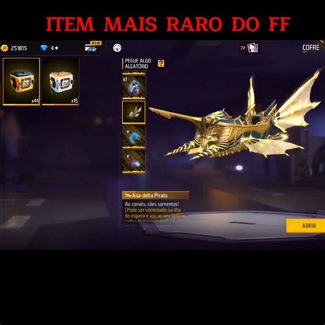 44 PARA PEGAR O ITEM MAIS RARO DO FREE FIRE YouTube