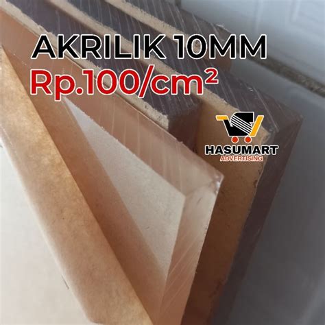 Jual Akrilik Mm Custom Rp Cm Acrylic Sheets Ml Akrilik