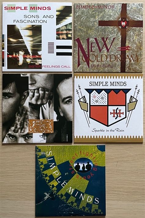 Simple Minds Album Set X Cd New Gold Dream Sons Fascination