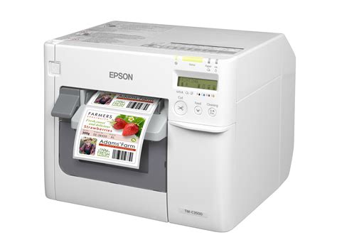 Epson C3500 Colour Label Printer Works Perfect With Synthetic Matt High Gloss And Pe Labels