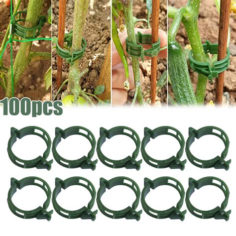 100pcs Bag Plant Clip Tomato Clips Trellis Garden Plant Flower