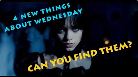 4 THINGS ABOUT WEDNESDAY ADDAMS Enid Loves Wednesday Jenna Ortega