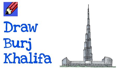 Burj Khalifa Drawing | edu.svet.gob.gt