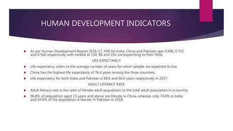 Comparison Between India China And Pakistan Ppt