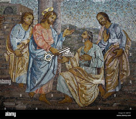 Painting Of Jezus Christ In The Vatican Museum Rome Stock Photo Alamy