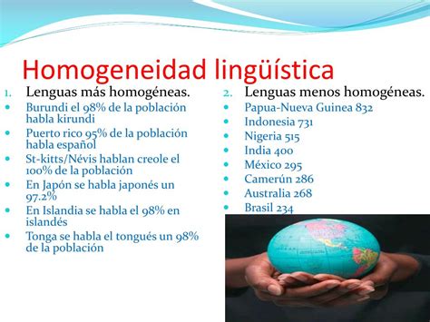 PPT La diversidad lingüística PowerPoint Presentation free download