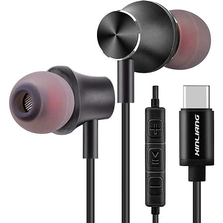 USB C In Ear Kopfhörer Typ C Kopfhörer mit Super Bass und 7 1 Surround