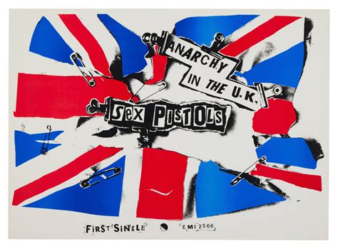 Sex Pistols Anarchy In The UK Promotional Poster November 1976