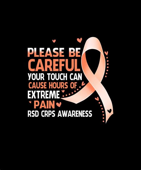 Crps Awareness Fighter Disease Rsd Warrior Orange Ribbon Drawing By Thepassionshop Fine Art