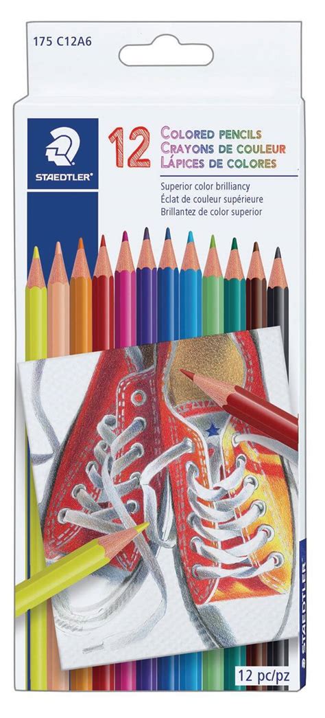 Staedtler 175 Color Pencils W 12 Pencils Art VallARTa