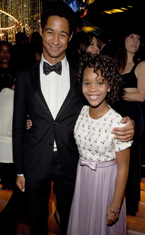 Alfred Enoch And Quvenzhané Wallis From Party Pics 2015 Golden Globes