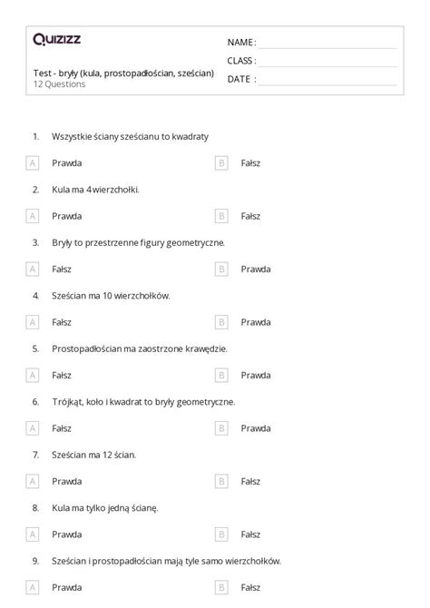 Ponad 50 Kwadraty Arkuszy Roboczych Dla Klasa 3 W Quizizz Darmowe I