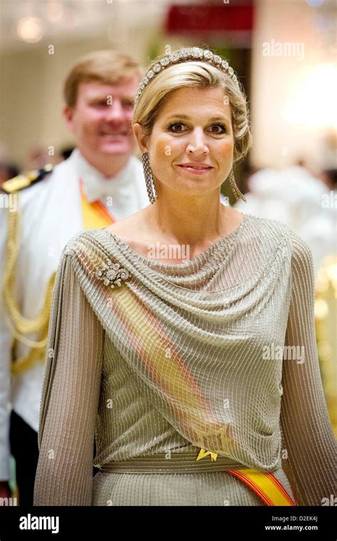 Dutch Crown Prince Willem Alexander And Princess Maxima Attend The