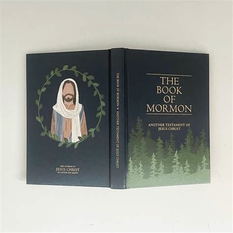 Painted Book Of Mormon Trees And Jesus Etsy