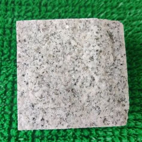 Gray Granite Grey Machine Cut Natural Face Cobble Stone At Rs