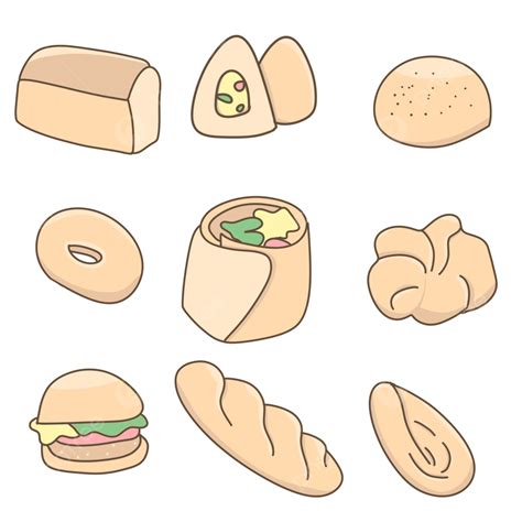 Bread Cute Icon Bread Icon Cute Icon Png Transparent Clipart Image