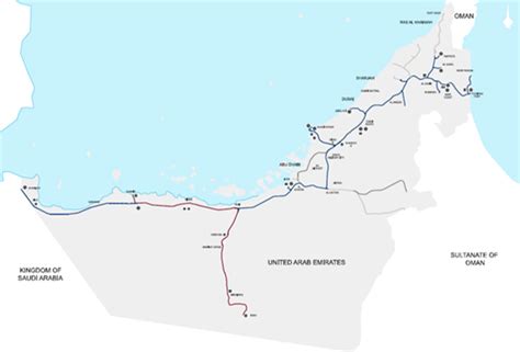 Etihad Rail Route Map