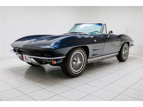 Chevrolet Corvette C2 Sting Ray Convertible Daytona Blue 1964 Occasion ...