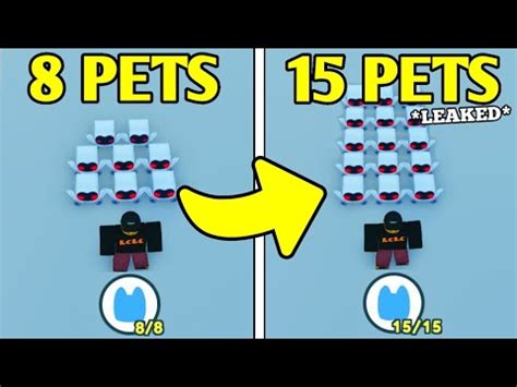 EQUIP 15 PETS LEAKED Pet Simulator X ROBLOX YouTube