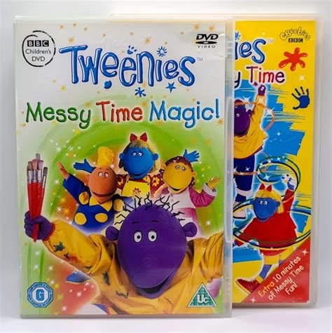 Rare Tweenies Dvds Its Messy Time Messy Time Magic Dvd Bundle 57 58 Picclick Au