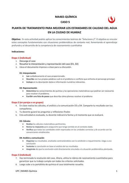 Planta de tratamiento para mejorar los estándares de calidad del agua