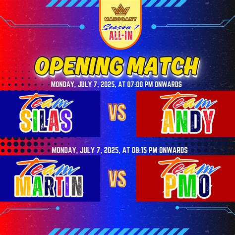Mahogany - 🔥 Mahogany Basketball League Season 7 – Opening Match Alert