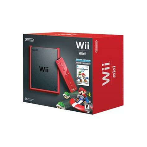 Nintendo Wii mini - Game console - red - Mario Kart Wii - Walmart.com - Walmart.com