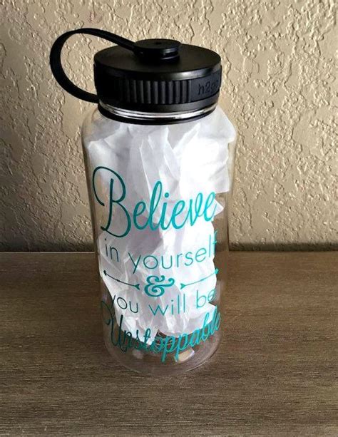 Personalized Motivational Water Bottle By Megansplayhouse On Etsy