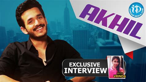 Akhil Akkineni Exclusive Interview Talking Movies With Idream 34