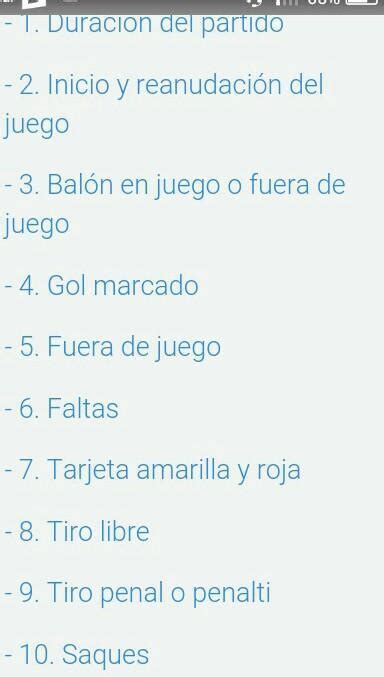 Enumera 10 Reglas Del Futbol Brainly Lat