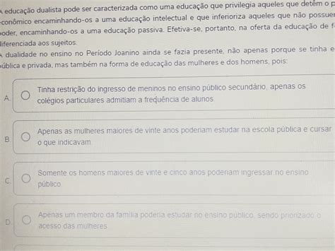 A Chamada Discriminação Positiva Pode Ser Caracterizada Como Um A