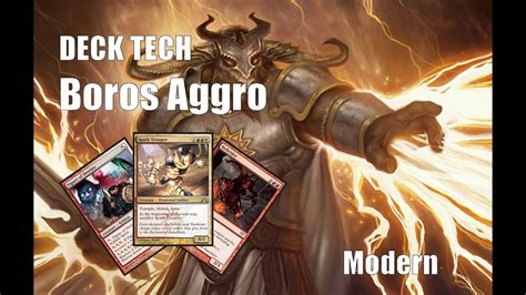 Magic Deck Tech Boros Aggro Modern Youtube