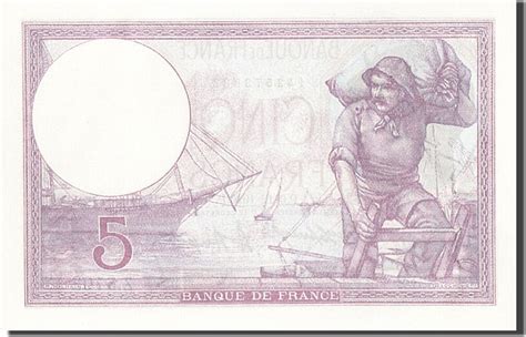 France Francs Banknote F Violet Unc