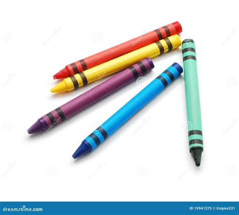 Wax Crayons Stock Image Image Of Drawing Draw Colored 19941375