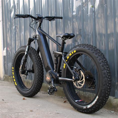 2023 Mid Drive 1500w Ebike M620 Motor Full Suspension Electric Fat Bike