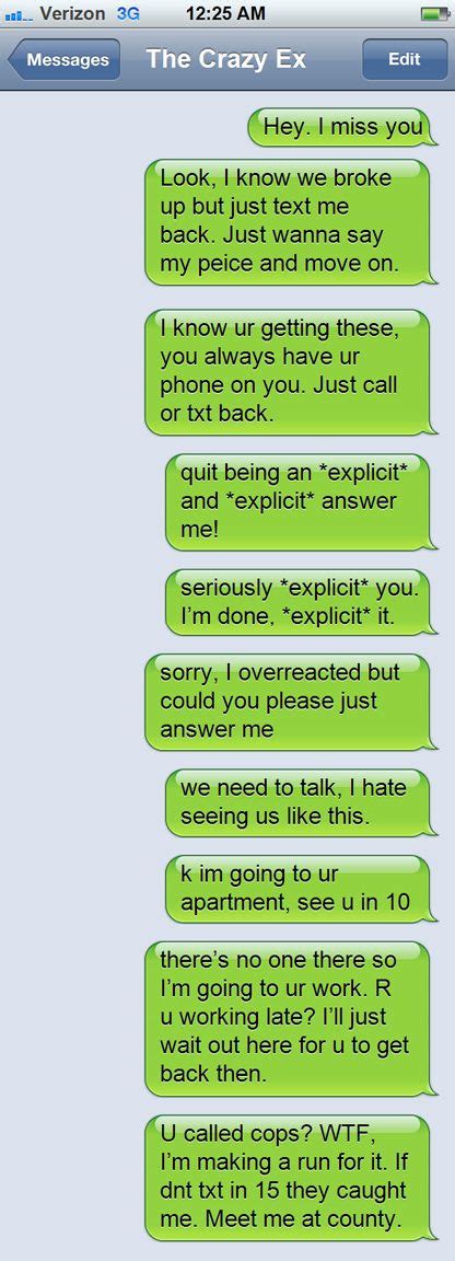 The Funniest Responses To Ex Texts Of All Time Funny Breakup Texts