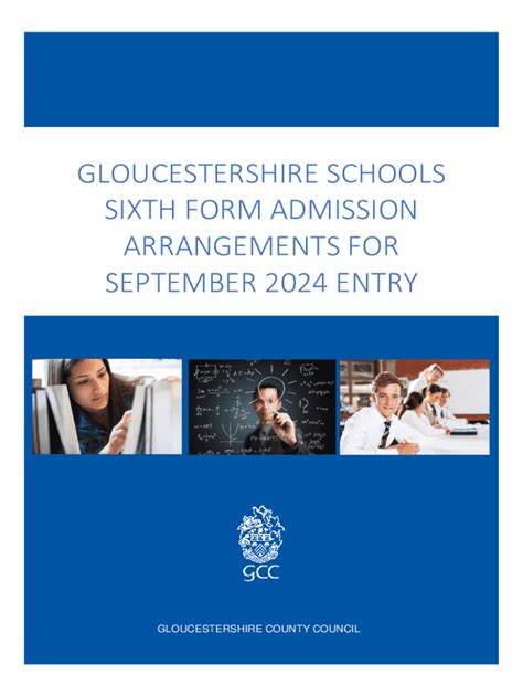 Fillable Online Gloucestershire Schools Sixth Form Admission