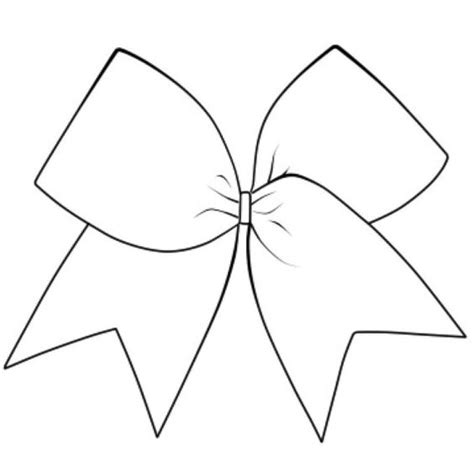 Pin By Val Jack On Stencils And Templates Bow Drawing Cheer Bows Bows