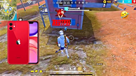 Highlights Free Fire Iphone Nekat Pake Cheat Biar Aim Merah Semua